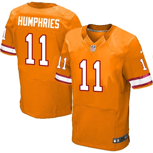 Men's Elite Adam Humphries Nike Jersey Orange Alternate - #11 NFL Tampa Bay Buccaneers